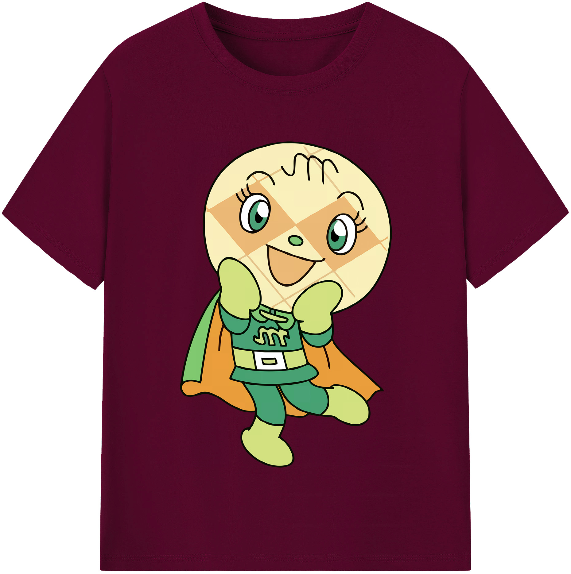 （画像用） アンパンマン Anpanman レディースカジュアルプリントTシャツ（綿100％）